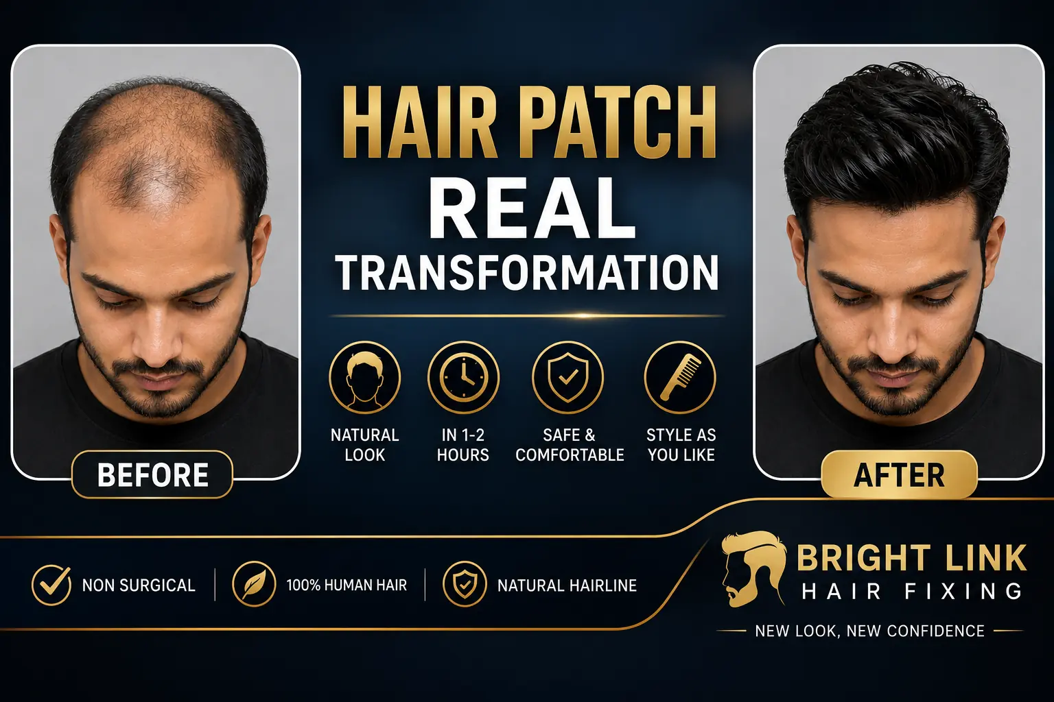 Hair Patch Before and After: Real Transformation Stories