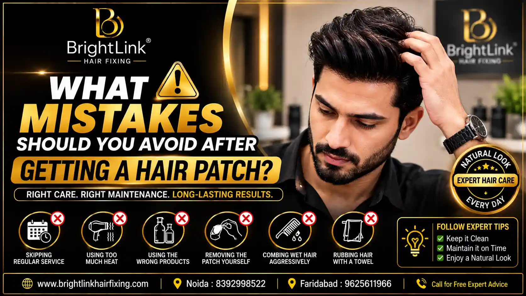 What Mistakes Should You Avoid After Getting a Hair Patch?