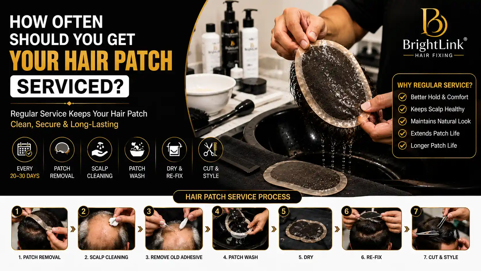 How Often Should You Get Your Hair Patch Serviced?