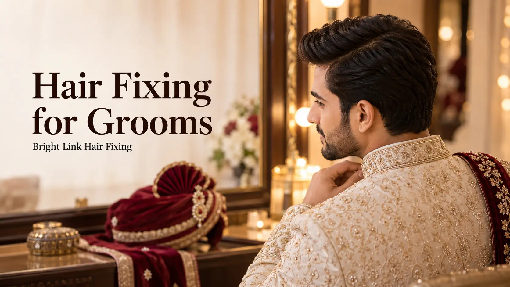 Hair Fixing for Grooms: How to Plan a Wedding-Ready Look