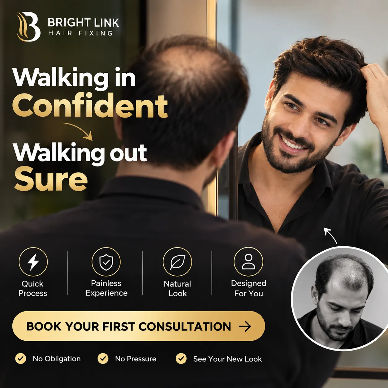 Hair Fixing for Men: Cost, Process and What to Expect in Your First Visit