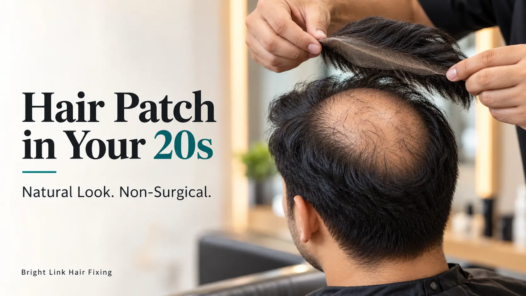 Hair Patch for Young Men in Their 20s: Options for Early Balding and Receding Hairlines