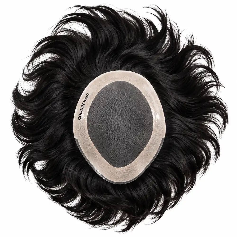Golden Hair Patch for Men