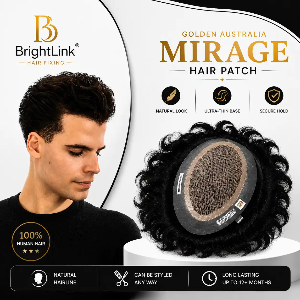 Golden Australia Mirage Hair Patch